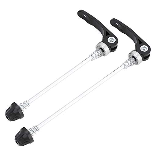 2Pcs Pincho de Bicicleta de Liberación Rápida,Rápida Palanca de Liberación Bicicleta Parte Delantera y Trasera Aleación Bike Skewer Lanzamiento Rápido Brochetas de Bicicleta de Montaña de Carretera