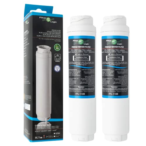 2x FilterLogic FFL-110B Filtro de agua compatible con 3M UltraClarity 00740560, 740560/644845 para BALAY, BOSCH, SIEMENS, NEFF, MIELE, HAIER frigorífico - Ultra Clarity 9000733786 VIB-Z4500W0