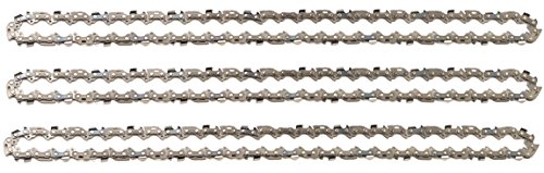 3 tallox cadenas de sierra 3/8" 1,3 mm 57 eslabones 40 cm compatible con DOLMAR, ECHO, EINHELL, HITACHI y otras