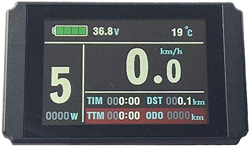 36V / 48V 500W 20"/ 24" / 26"/27.5" / 28"/ 29" / 700C Kit de Bicicleta Eléctrica, Kit de Conversión de Rueda Trasera de Bicicleta Eléctrica con Pantalla KT-LCD8H (Color : 48V, Size : 20 Inch)