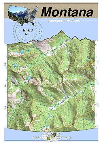46°111° NE - Canyon Ferry Dam, Montana Backcountry Atlas (Topo) (Montana Backcountry Atlas A4 25000 Scale) (English Edition)