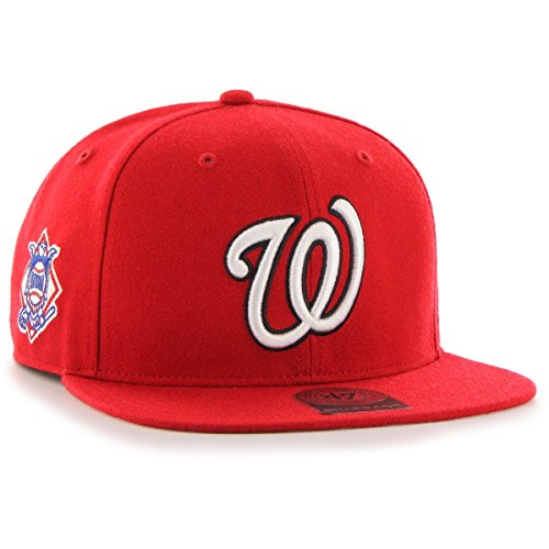 '47 MLB Washington Nationals Sure Shot Captain Gorra de béisbol, Rojo, única para Hombre