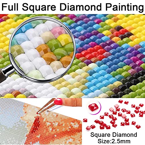 5D Diamond Painting talla grande Búhos voladores Kits, de Punto de Cruz Diamante Kits de Pintura para Adultos Rhinestone Cristal Bordado Diamante Arte Para Decoración de Pared 70x200cm