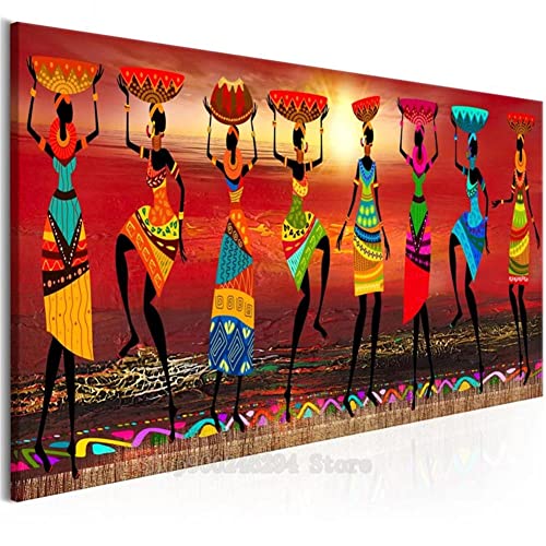 5D Diamond Painting talla grande Mujeres bailando Kits, de Punto de Cruz Diamante Kits de Pintura para Adultos Rhinestone Cristal Bordado Diamante Arte Para Decoración de Pared 70x200cm