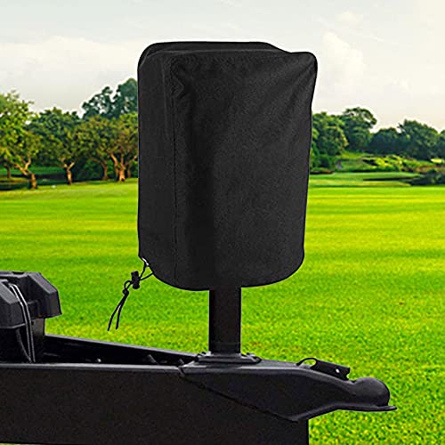 600D Caravan Trailer Hitch Protector Cover Impermeable Tela Oxford Transpirable Lengua Rain Snow Protector A Prueba De Polvo para Caravan Hitch Head O Trailer Travel Trailer