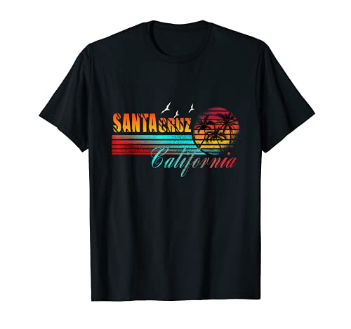 70 y 80 en California City Santa Cruz Camiseta
