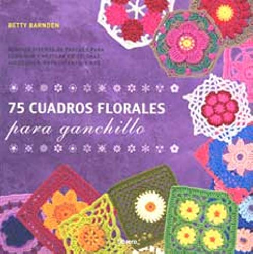 75 Cuadros florales para ganchillo