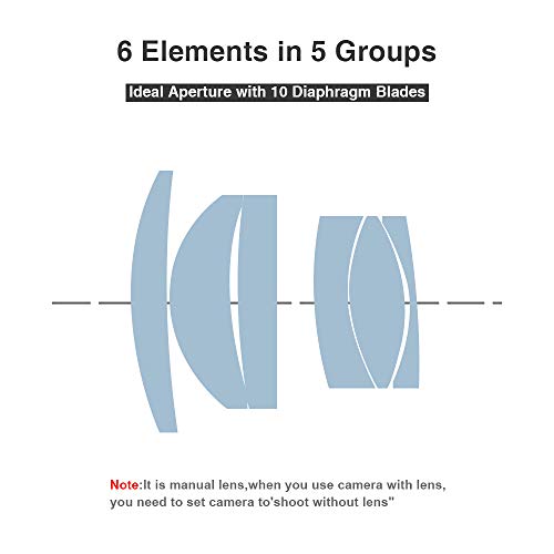 7artisans 35mm F1.2 II V2.0 Manual Focus Objetivo para Fujifilm X Mount cámaras X-A1 X-A10 X-A2 X-A3 A-AT X-M1 XM2 X-T1 X-T3 X-T10 X-T2 X-T20 X-T30 X-Pro1 X-Pro2 X-E1 X-E2 E-E2s X-E3