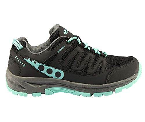 8000 Zap TORMENTA W Negro/Turquesa 39, Zapatillas de montaña Mujer, EU