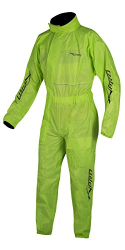 A-pro Mono impermeable para moto, fluorescente, 1 unidad, talla 3XL