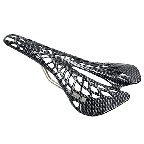 ABOOFAN Sillín de bicicleta cómodo Hueco Spider Saddle Mountain Bike Seat Cojín para bicicleta de carretera Bicicleta de montaña gris