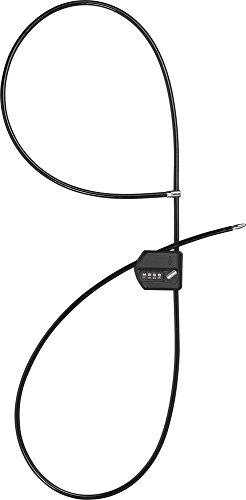 Abus 215 Cable Acero antirrobo Moto, Unisex, Black, 185 cm