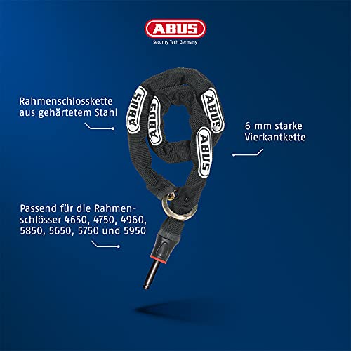 ABUS Adapter Chain 6KS Candado, Unisex, Black, 85 cm