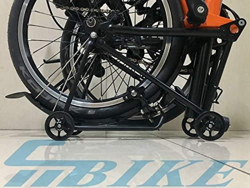 ACE+ Brompton Racks à l'arrière Mini Bagages étagère Black Edition légère