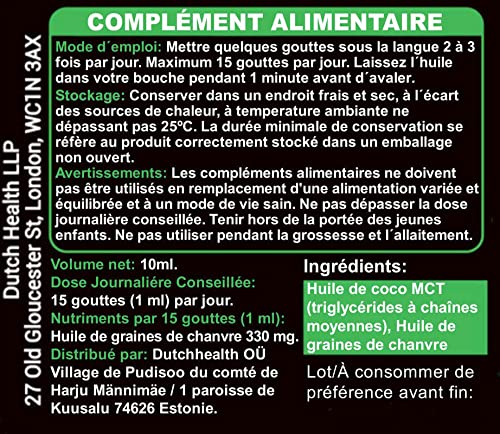 Aceite puro de cáñamo Cannabi Relief 33% | Genuino y Auténtico 3300mg | Lo mejor de los Países Bajos