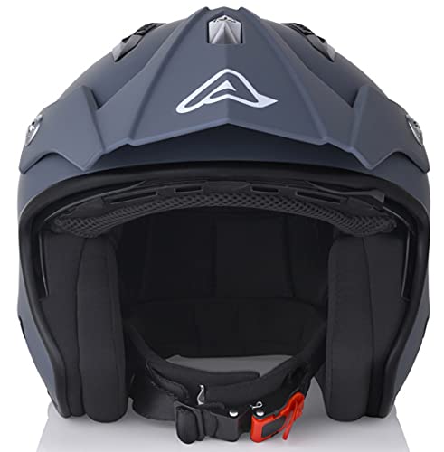 Acerbis casco Jet aire Gris, m (57/58)