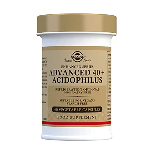 Acidophilus Avanzado 40+ 120 cápsulas vegetales de Solgar