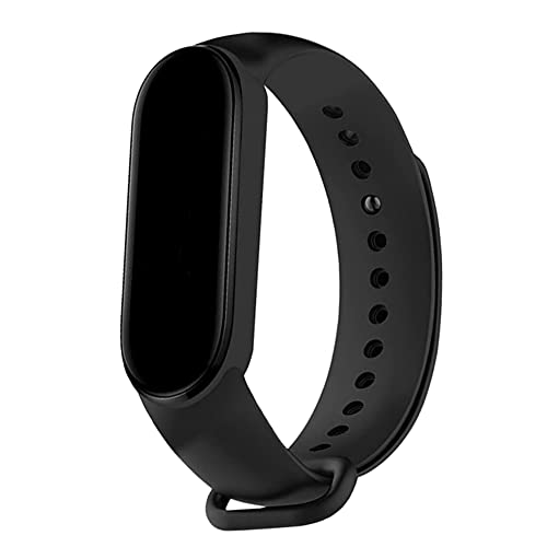 ACTECOM Recambio para Pulsera Actividad Xiaomi Mi Band 6 5 Smartwatch Correa Reloj Negro