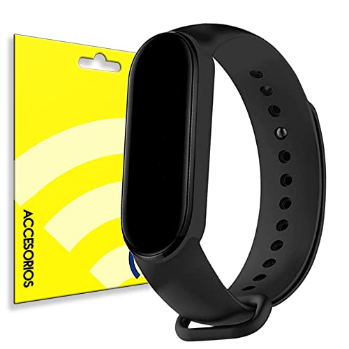 ACTECOM Recambio para Pulsera Actividad Xiaomi Mi Band 6 5 Smartwatch Correa Reloj Negro