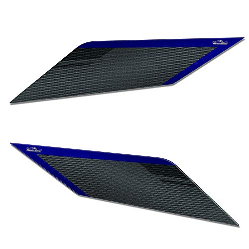 Adhesivos 3D Protecciones Lateral Compatible con Yamaha Tenerè 700 2019 - Adhesivo Moto 3D Ultra Resistente para Moto - Protección Coloración:Rojo - Amarillo - Azul - Azul