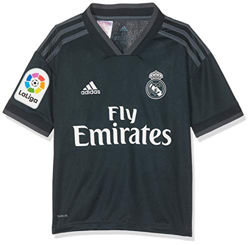 adidas 18/19 Real Madrid Away-Lfp Camiseta, Niños, Gris (ónitéc/onifue/Blanco), 140