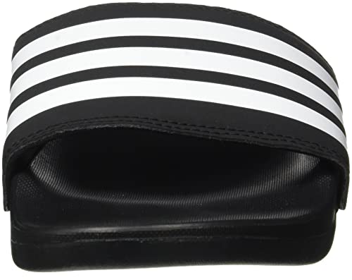 Adidas Adilette Comfort, Chanclas de Playa y Piscina Hombre, Negro (Core Black/Footwear White/Core Black 0), 40 1/2 EU