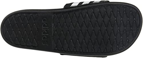 Adidas Adilette Comfort, Chanclas de Playa y Piscina Hombre, Negro (Core Black/Footwear White/Core Black 0), 40 1/2 EU