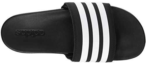 Adidas Adilette Comfort, Chanclas de Playa y Piscina Hombre, Negro (Core Black/Footwear White/Core Black 0), 40 1/2 EU