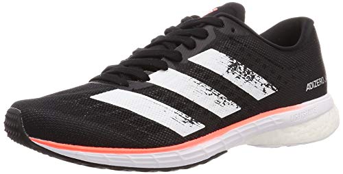 Adidas Adizero Adios 5 w, Zapatillas para Correr Mujer, Core Black/FTWR White/Signal Coral, 36 2/3 EU