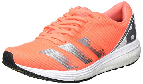 Adidas Adizero Boston 8 w, Zapatillas para Correr Mujer, Signal Coral/Silver Met./FTWR White, 39 1/3 EU