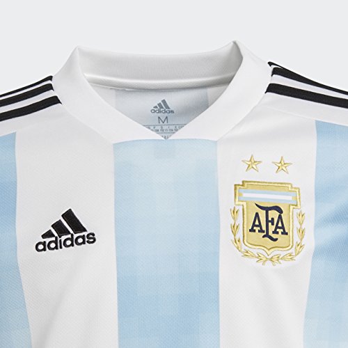 adidas AFA H JSY Y Camiseta de Equipación, Niños, Blanco (azucla/Negro), 164-13/14 años