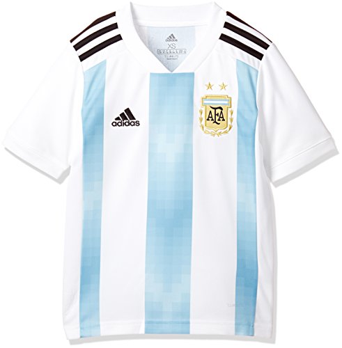 adidas AFA H JSY Y Camiseta de Equipación, Niños, Blanco (azucla/Negro), 164-13/14 años