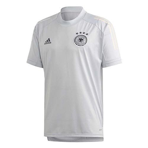 adidas Alemania Temporada 2020/21 Camiseta Entrenamiento, Unisex, Clear Grey, M