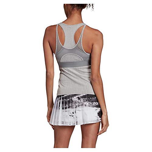 adidas Camiseta sin Mangas NY Tennis para Mujer, Mujer, Camiseta de Tirantes Anchos, F1907W451, Gris, XS
