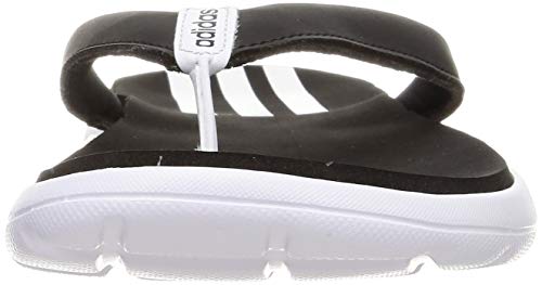 adidas Comfort, Chanclas Mujer, Cloud White/Core Black/Cloud White, 38 EU