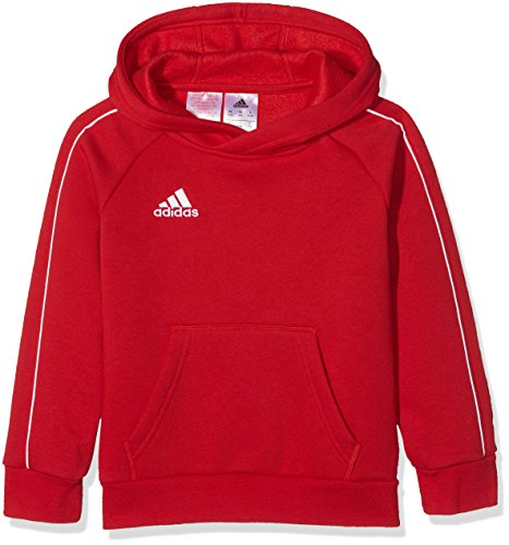 Adidas Core18 Hoody Sudadera con Capucha, Unisex Niños, Rojo (Power Red/White), 11-12 años (Size : 152)