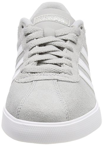 Adidas Courtset, Zapatillas Mujer, Gris (Grey/Footwear White/Silver Metallic 0), 38 EU