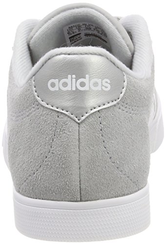 Adidas Courtset, Zapatillas Mujer, Gris (Grey/Footwear White/Silver Metallic 0), 38 EU