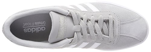 Adidas Courtset, Zapatillas Mujer, Gris (Grey/Footwear White/Silver Metallic 0), 38 EU