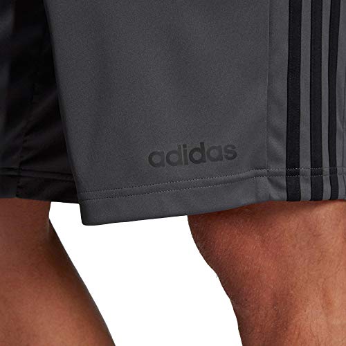 adidas D2M Cool SHO 3S Pantalones Cortos de Deporte, Hombre, Grey Six, L