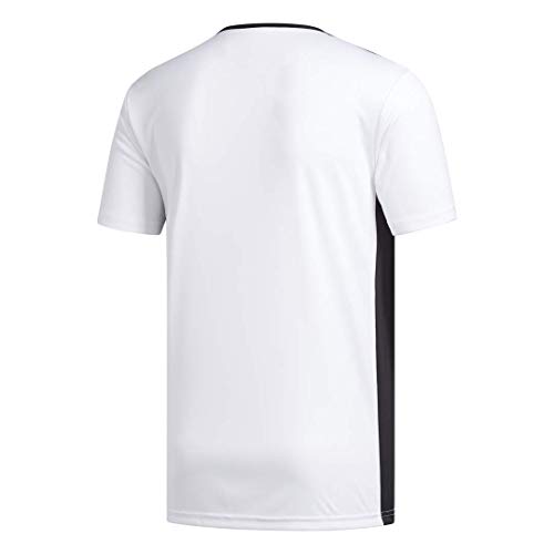 Adidas Entrada 18 JSY - Camiseta para Hombre, Blanco (White/ Black), M