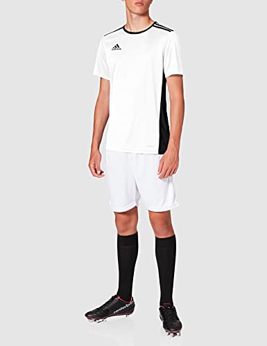 Adidas Entrada 18 JSY - Camiseta para Hombre, Blanco (White/ Black), M