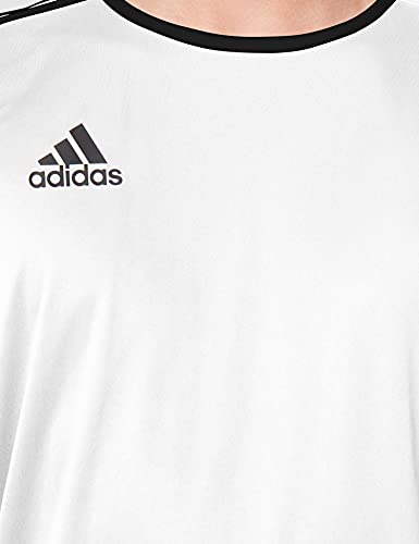 Adidas Entrada 18 JSY - Camiseta para Hombre, Blanco (White/ Black), M