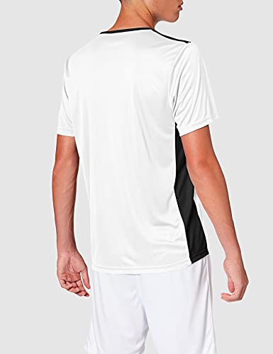 Adidas Entrada 18 JSY - Camiseta para Hombre, Blanco (White/ Black), M