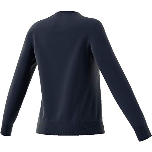 adidas Essentials Linear Sweatshirt Sudadera, Mujer, Azul Marino(Legend Ink/Glow Blue), S