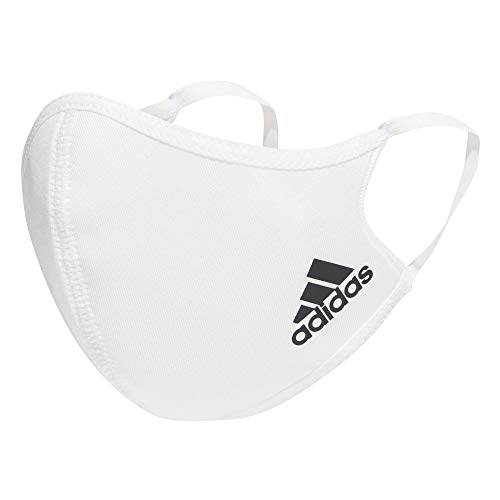 adidas Face Cover XS/S-Not For Medical Use, Unisex niños, White, S (Paquete de 3)