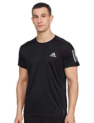 adidas FS9799 Own The Run tee T-Shirt Mens Black M