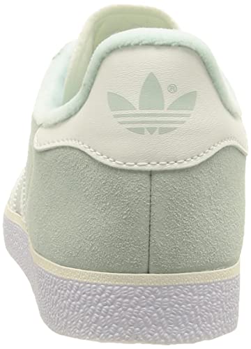 adidas Gazelle, Sneaker Mujer, Halo Mint/Core White/Silver Metallic, 38 2/3 EU