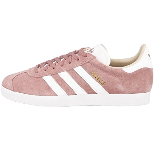 adidas Gazelle W, Zapatillas de Deporte Mujer, Morado (Ash Pearl/Footwear White/Linen), 37 1/3 EU