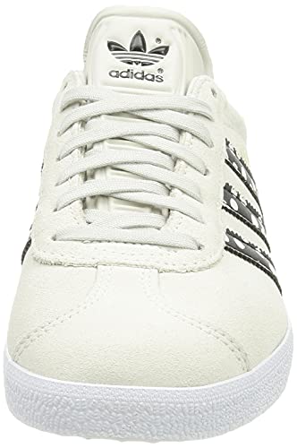 adidas Gazelle W, Zapatillas Deportivas Mujer, Grey One Core Black Gold Met, 38 2/3 EU